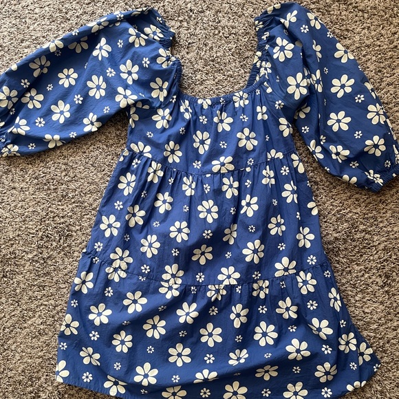 Billabong Dresses & Skirts - Billabong Navy Blue Floral Mini Dress